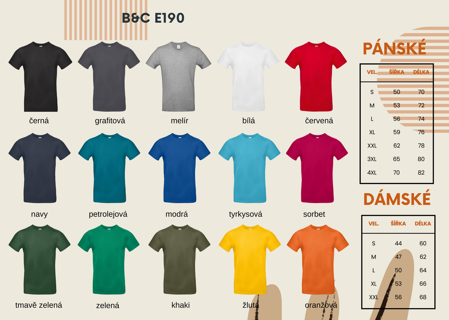 Pánské tričko s vlastním potiskem obou stran