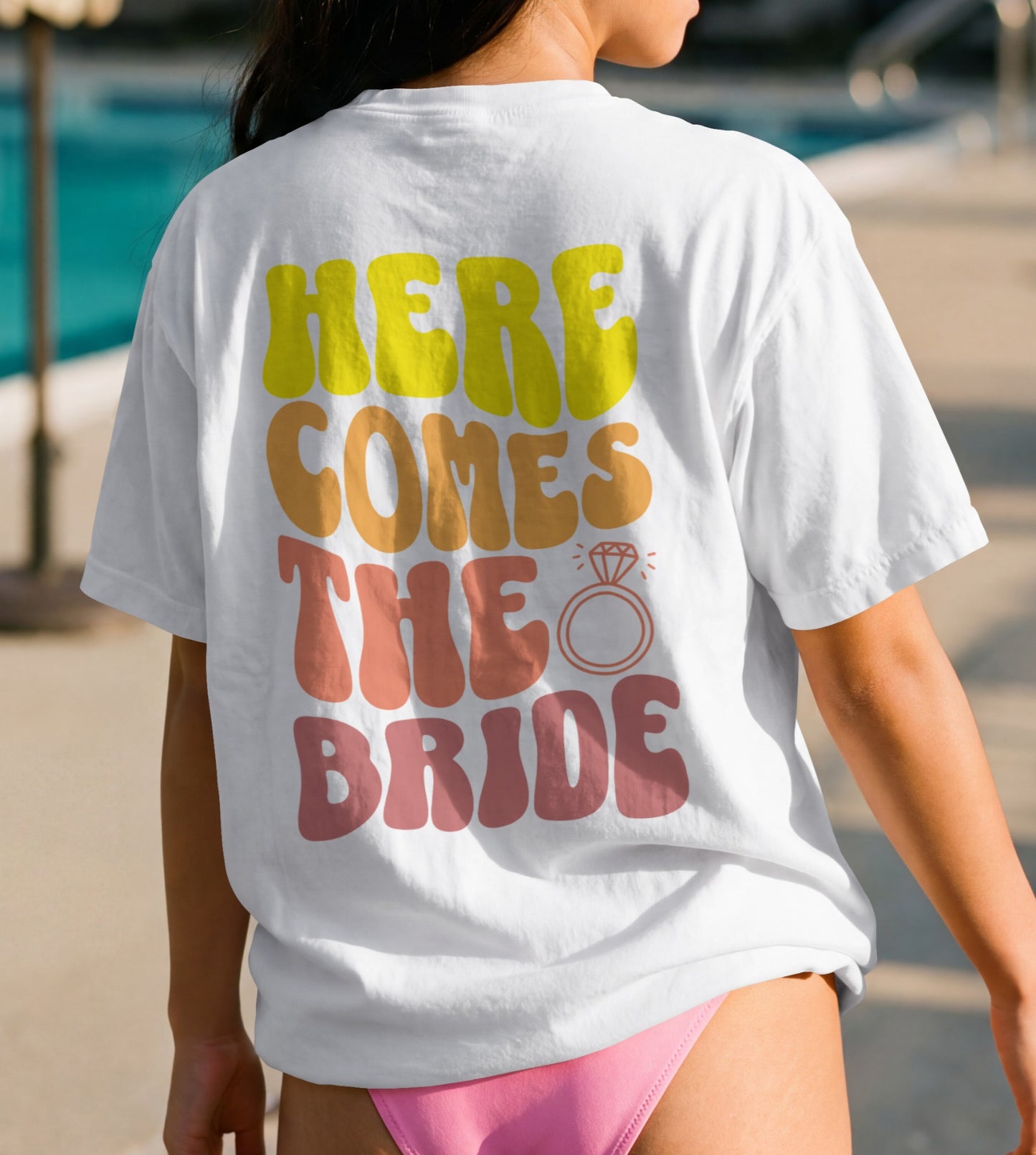 Tričko pro nevěstu - Here comes the bride