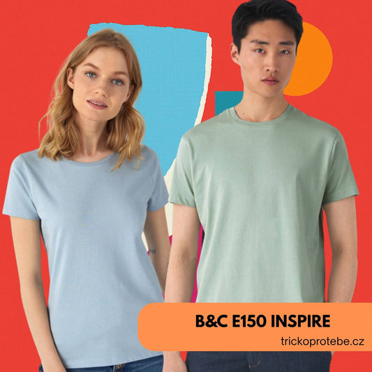 Pánské a dámské tričko z Bio bavlny B&C Inspire E150