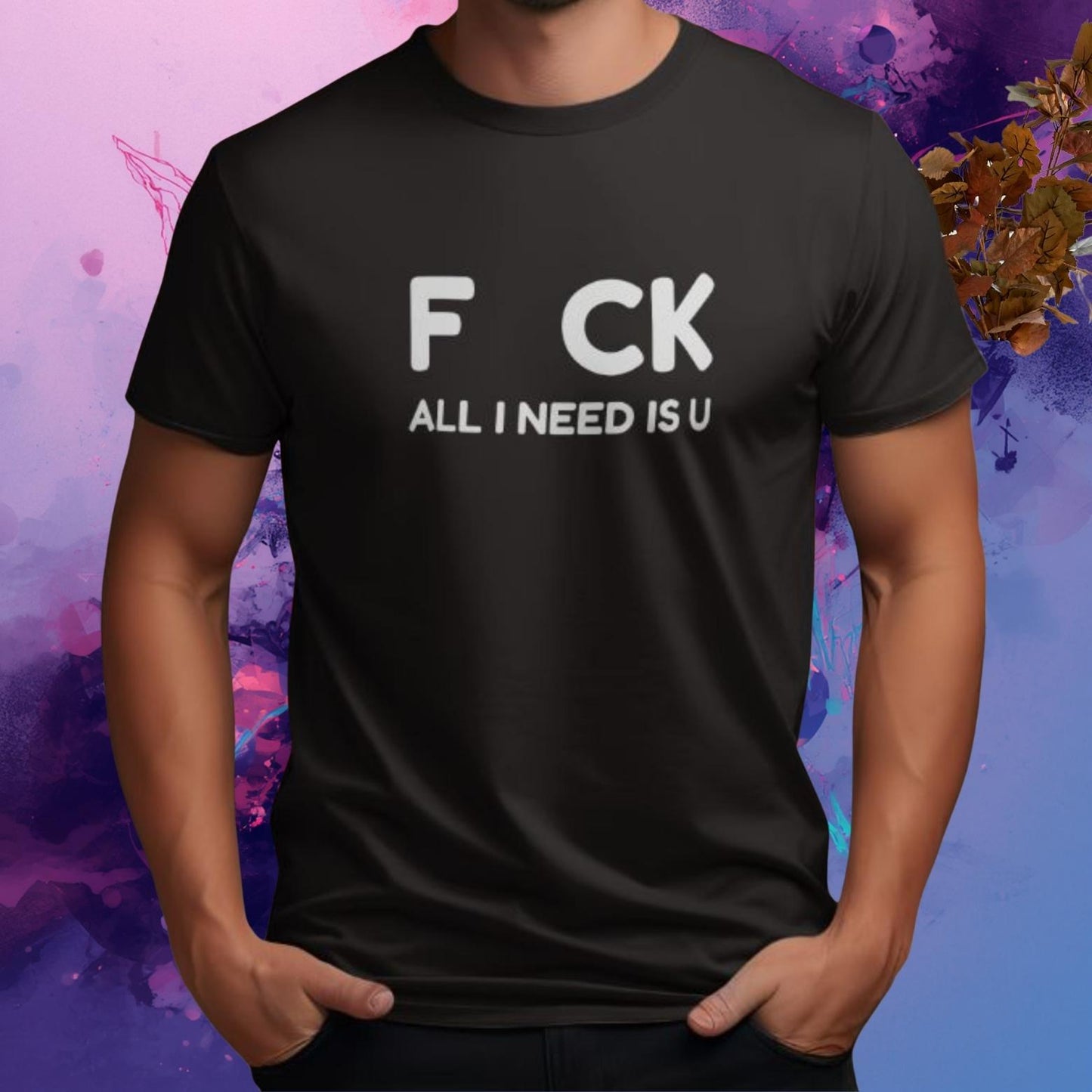 Pánské a dámské tričko All I need is U