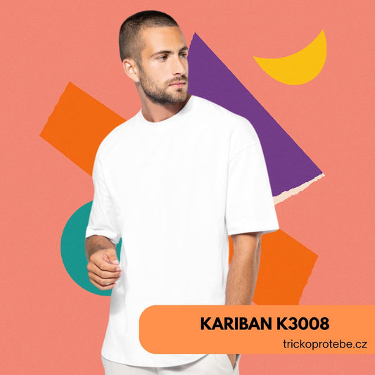 Unisex oversize tričko Kariban 3008