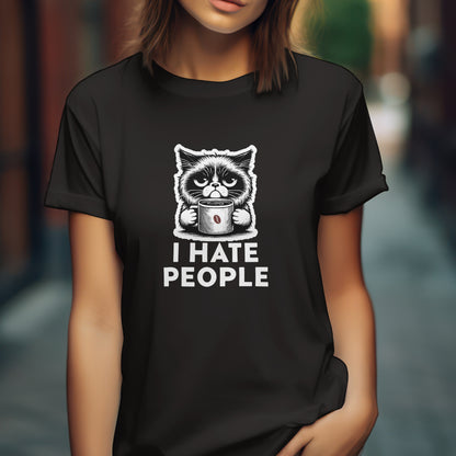 Pánské a dámské tričko I hate people