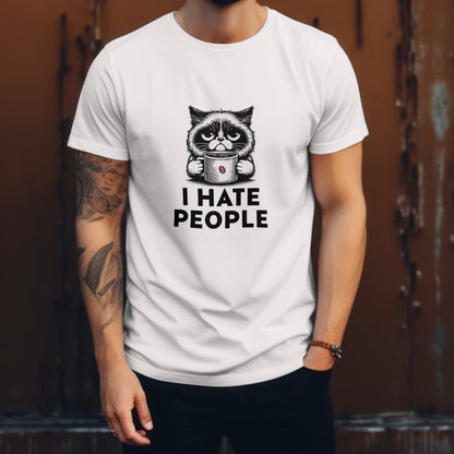 Pánské a dámské tričko I hate people