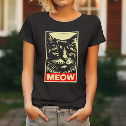 Pánské a dámské tričko Meow
