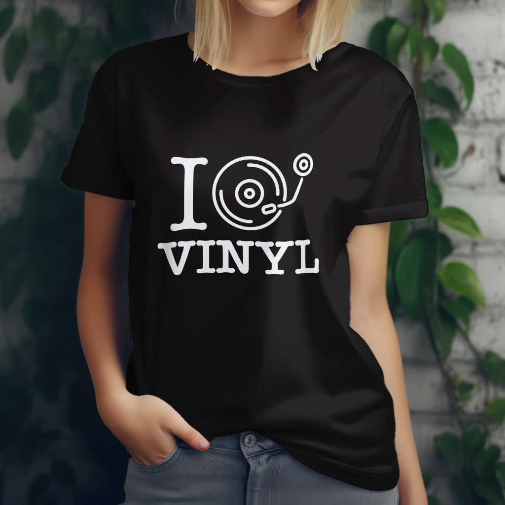 Pánské a dámské tričko I play vinyl