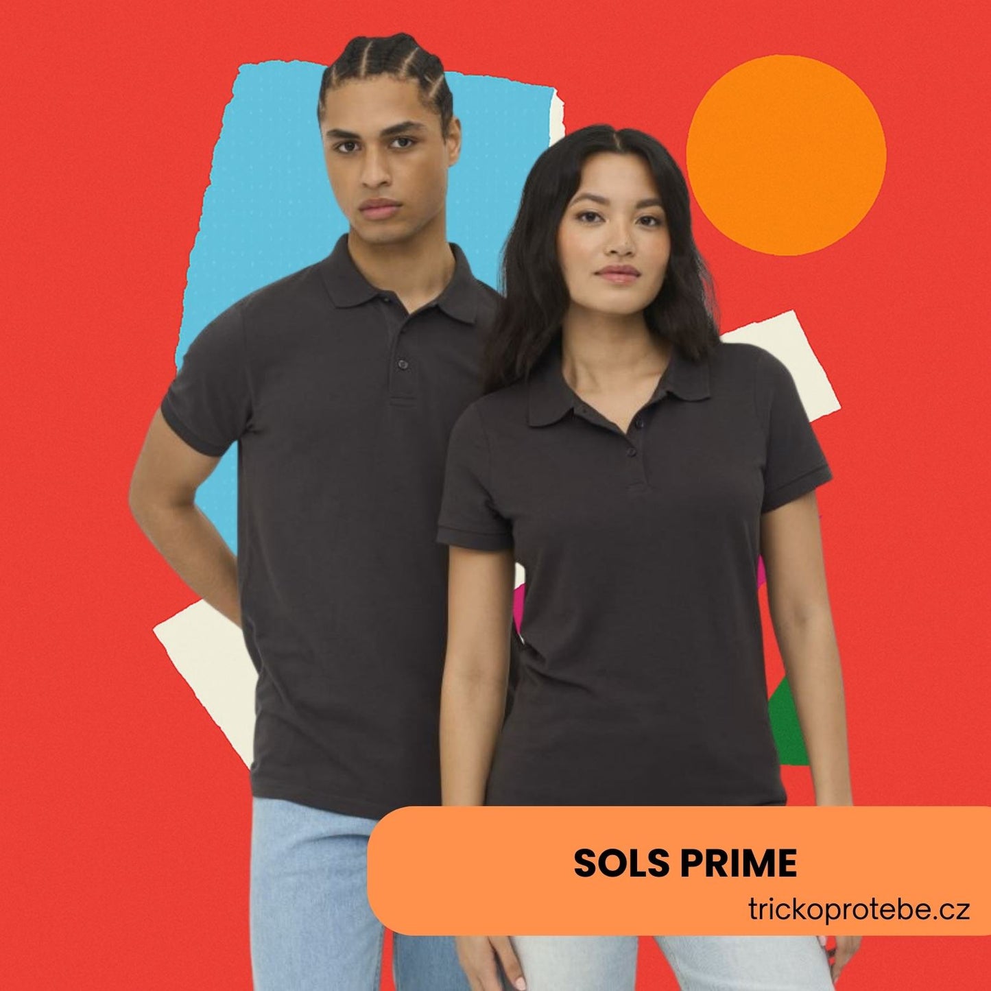 Pánská a dámská polokošile Sols Prime