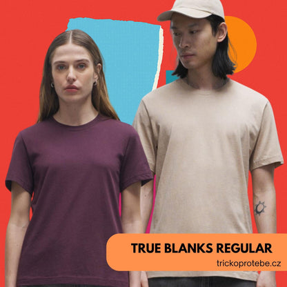 Pánské a dámské tričko z Bio bavlny True Blanks