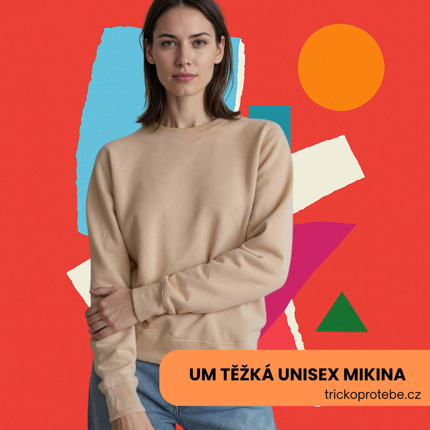 UM Unisex těžká mikina