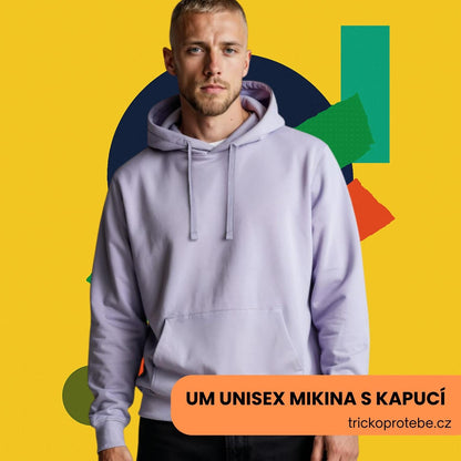 UM Unisex těžká mikina s kapucí