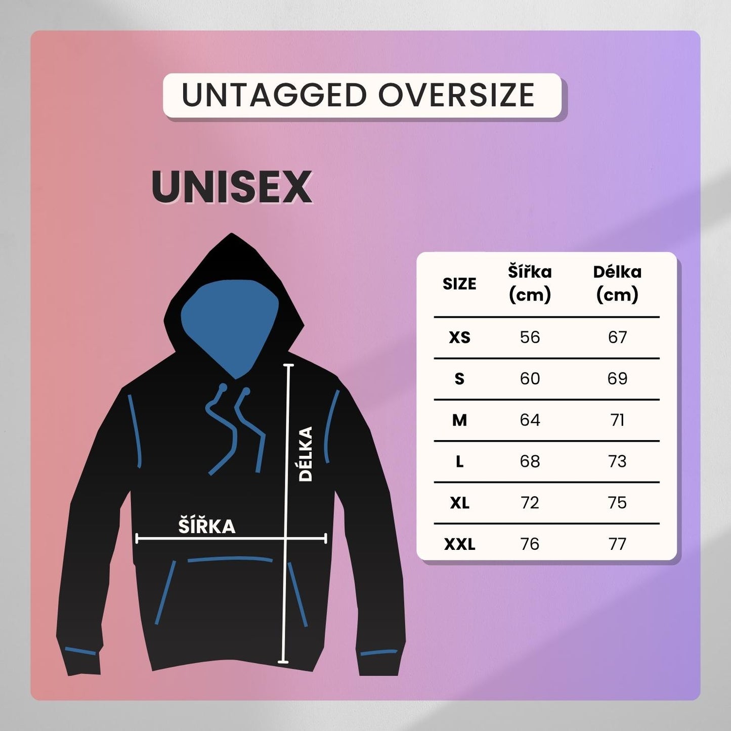 UM Unisex Hoodie oversize