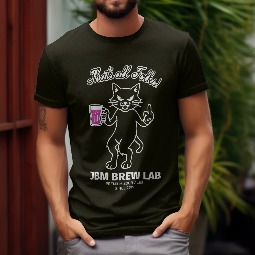 Pánské a dámské tričko JBM Thats All Folks