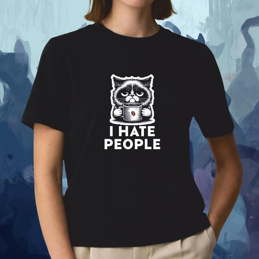 Pánské a dámské tričko I hate people