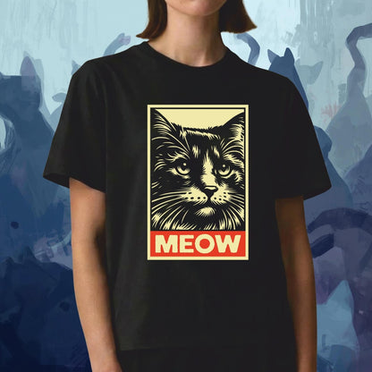 Pánské a dámské tričko Meow